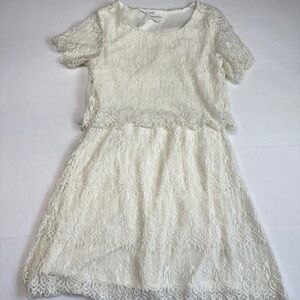 Love Riche Size Small Cream Lace Sundress